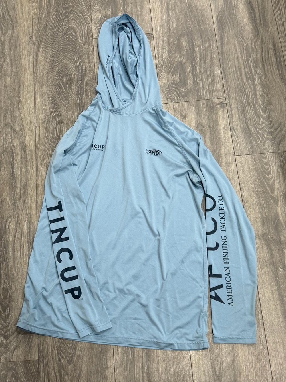 AFTCO TinCup whiskey fishing shirt small